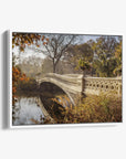 New York City Canvas Wall Art, 'Fall Bow Bridge'