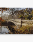 New York City Canvas Wall Art, 'Fall Bow Bridge'