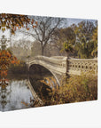 New York City Canvas Wall Art, 'Fall Bow Bridge'