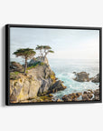 California Coastal Canvas Wall Art, 'Lone Cypress'