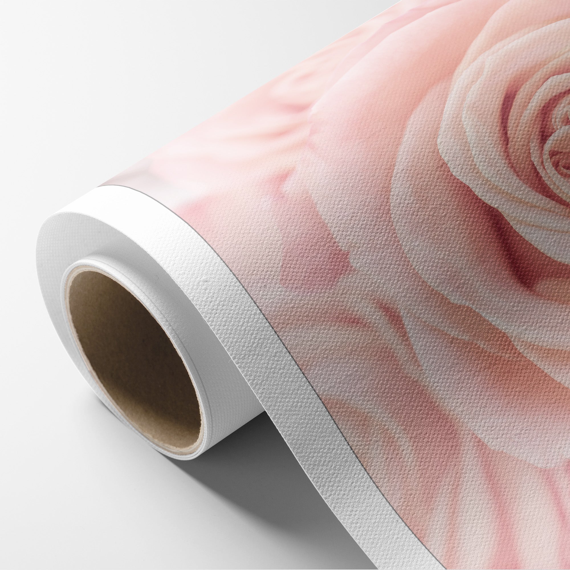 Elegant Pink Rose Canvas Print, 'Pink Luxe'