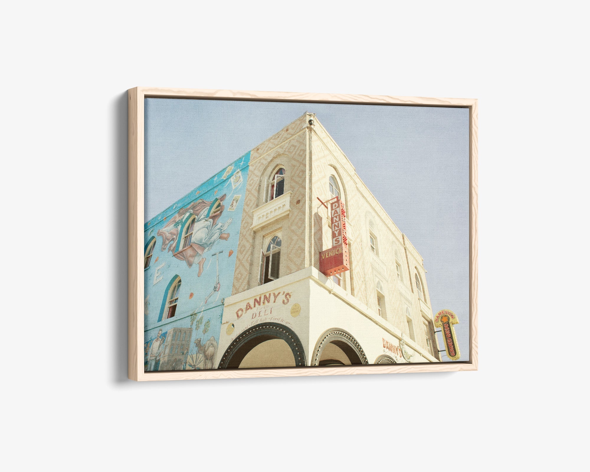 Venice Beach Canvas Wall  Art, Iconic Landmark Photography, 'Danny's Deli'