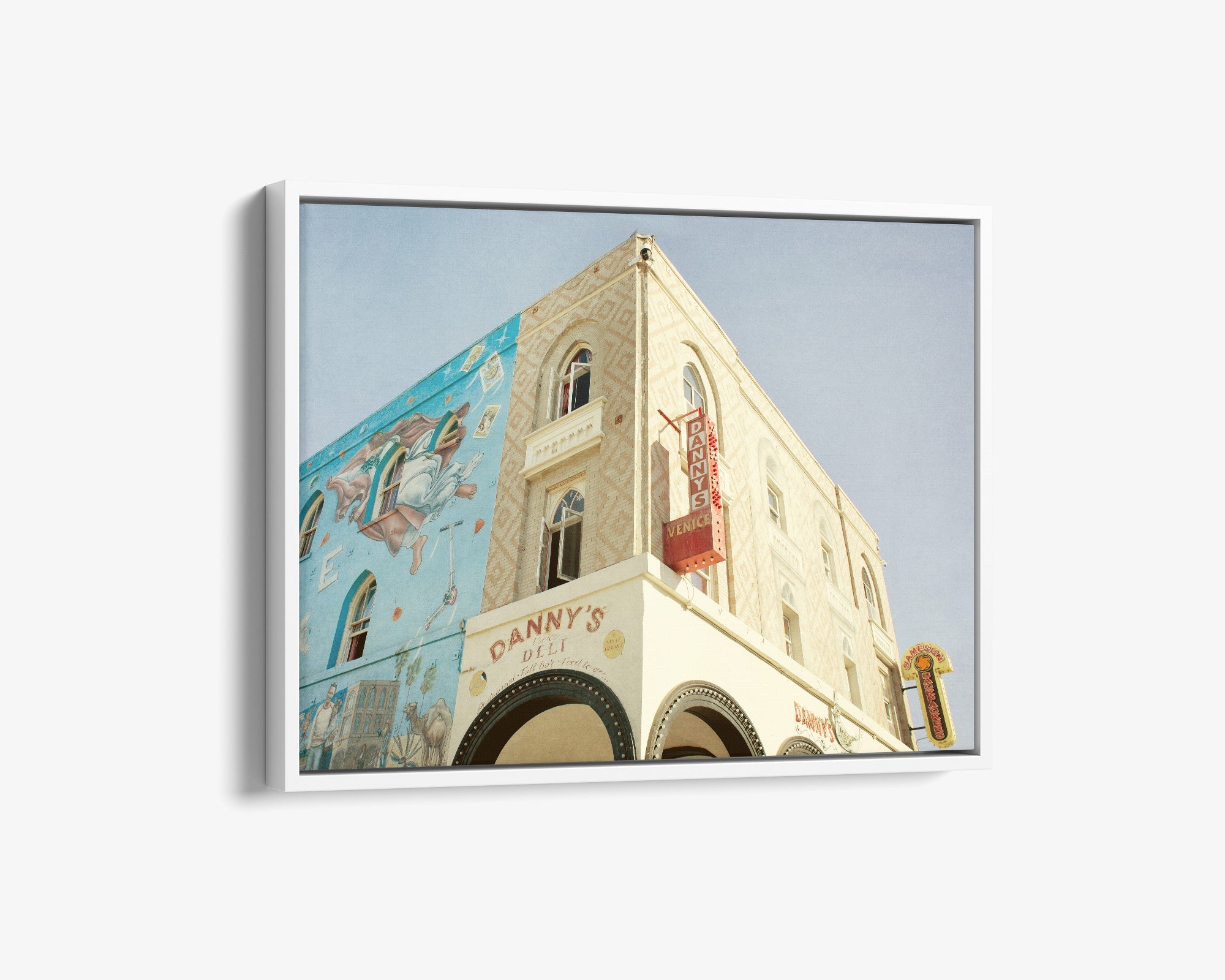 Venice Beach Canvas Wall  Art, Iconic Landmark Photography, 'Danny's Deli'