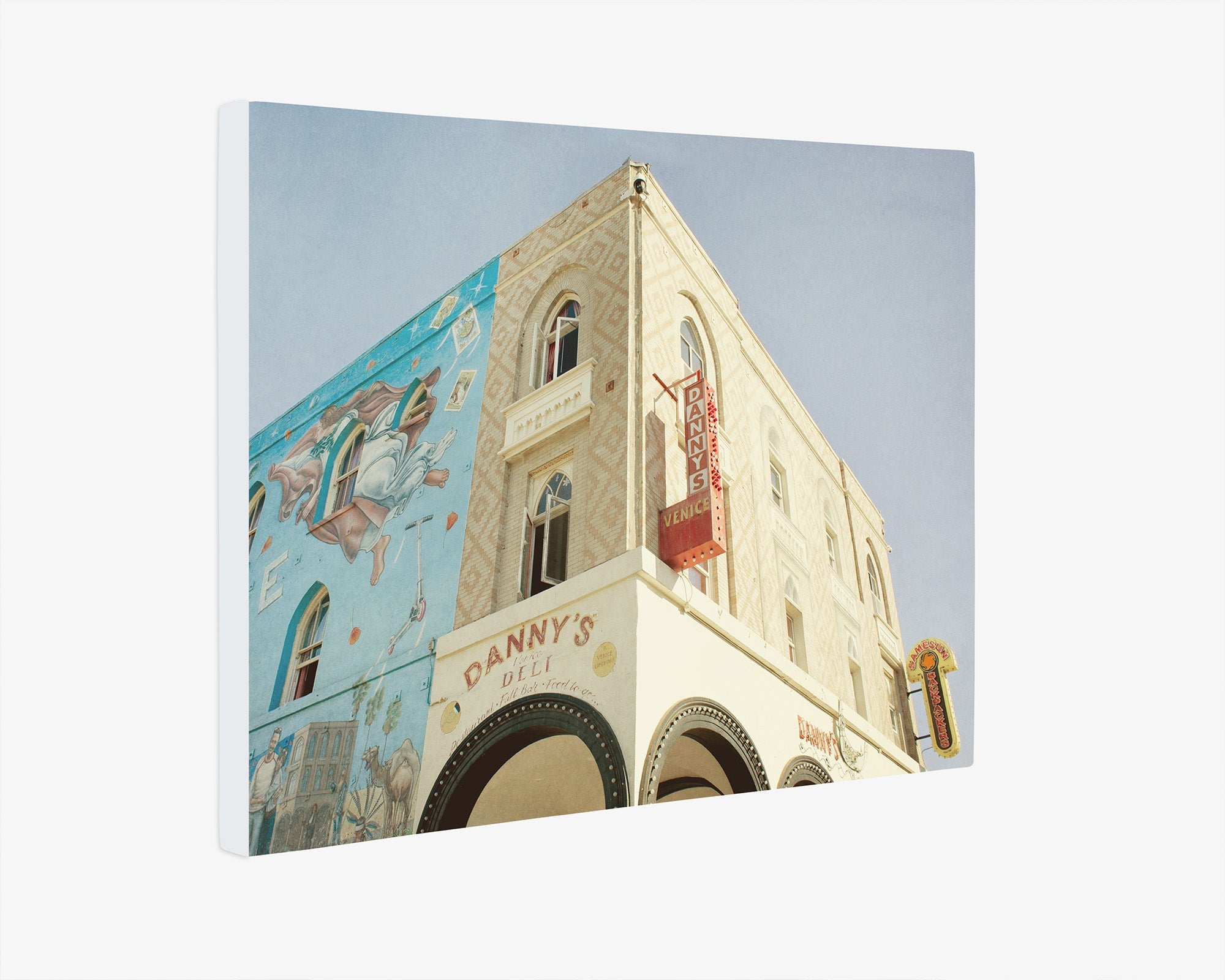 Venice Beach Canvas Wall  Art, Iconic Landmark Photography, 'Danny's Deli'