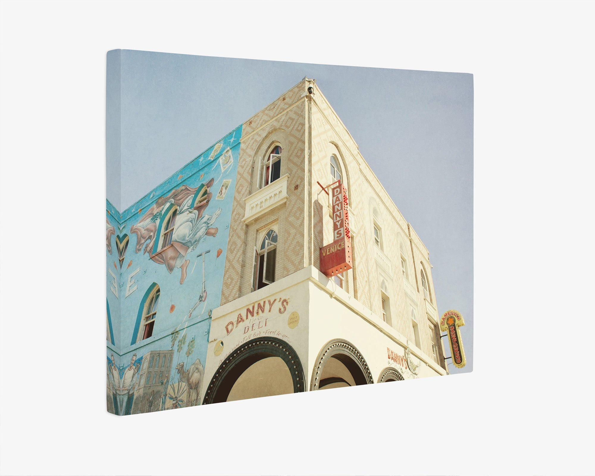 Venice Beach Canvas Wall  Art, Iconic Landmark Photography, 'Danny's Deli'
