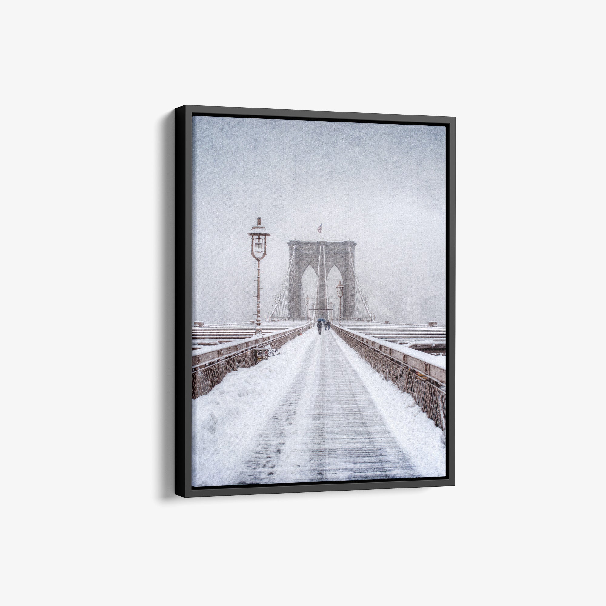 New York City Landmark Wall Art 'Brooklyn Bridge Portrait'