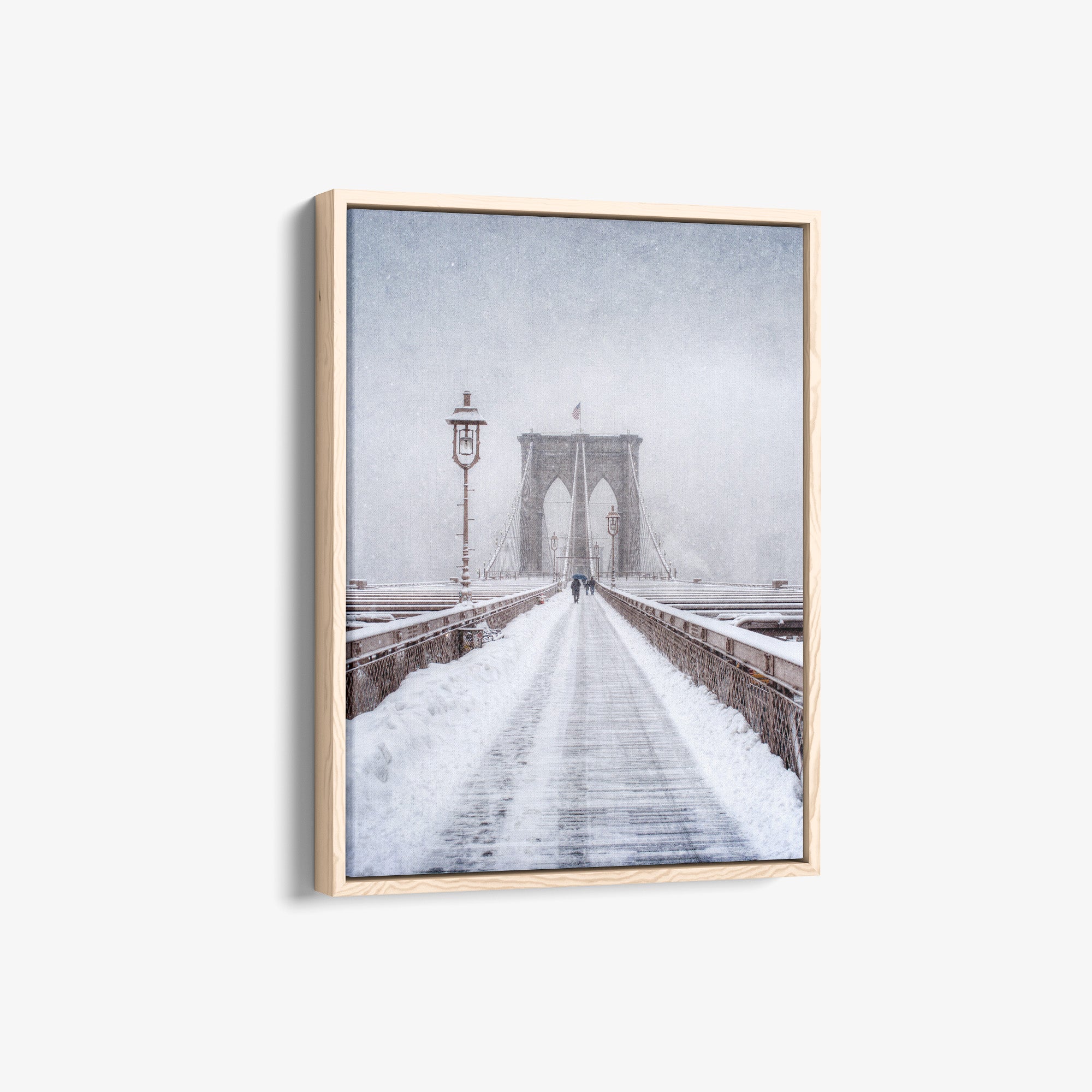 New York City Landmark Wall Art 'Brooklyn Bridge Portrait'