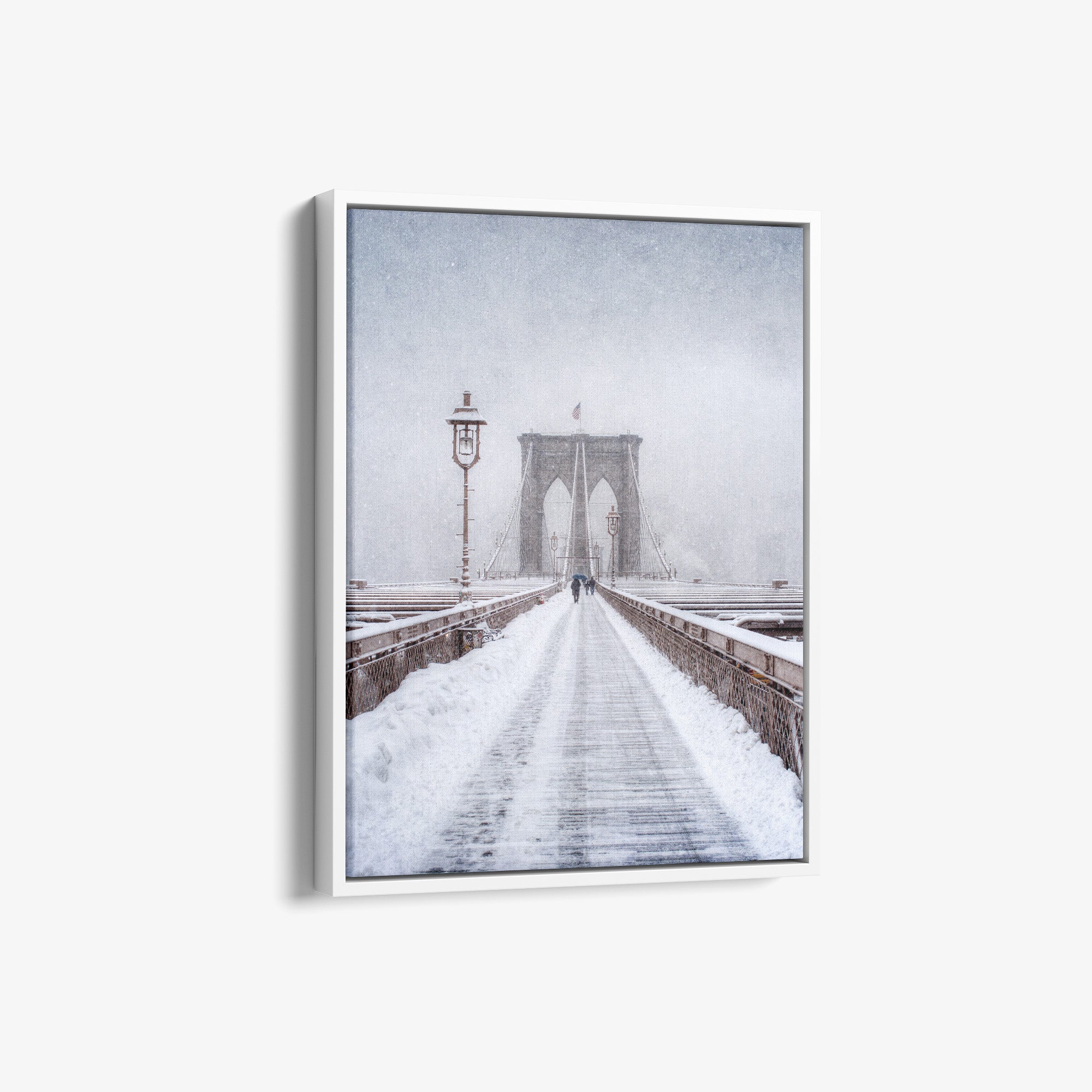 New York City Landmark Wall Art 'Brooklyn Bridge Portrait'