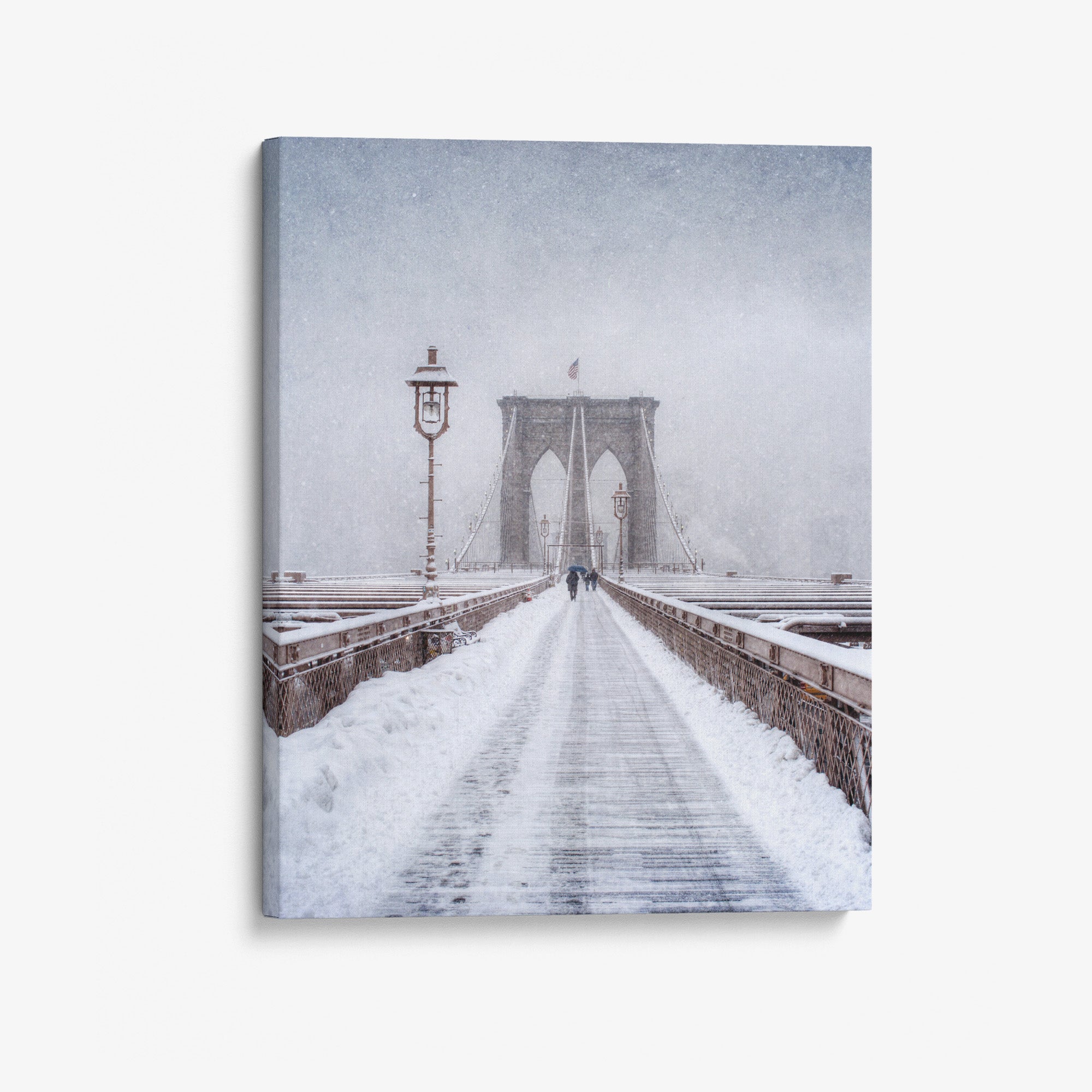 New York City Landmark Wall Art 'Brooklyn Bridge Portrait'