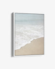 Beach Photography Canvas Print, 'Chasing Surf Portrait'