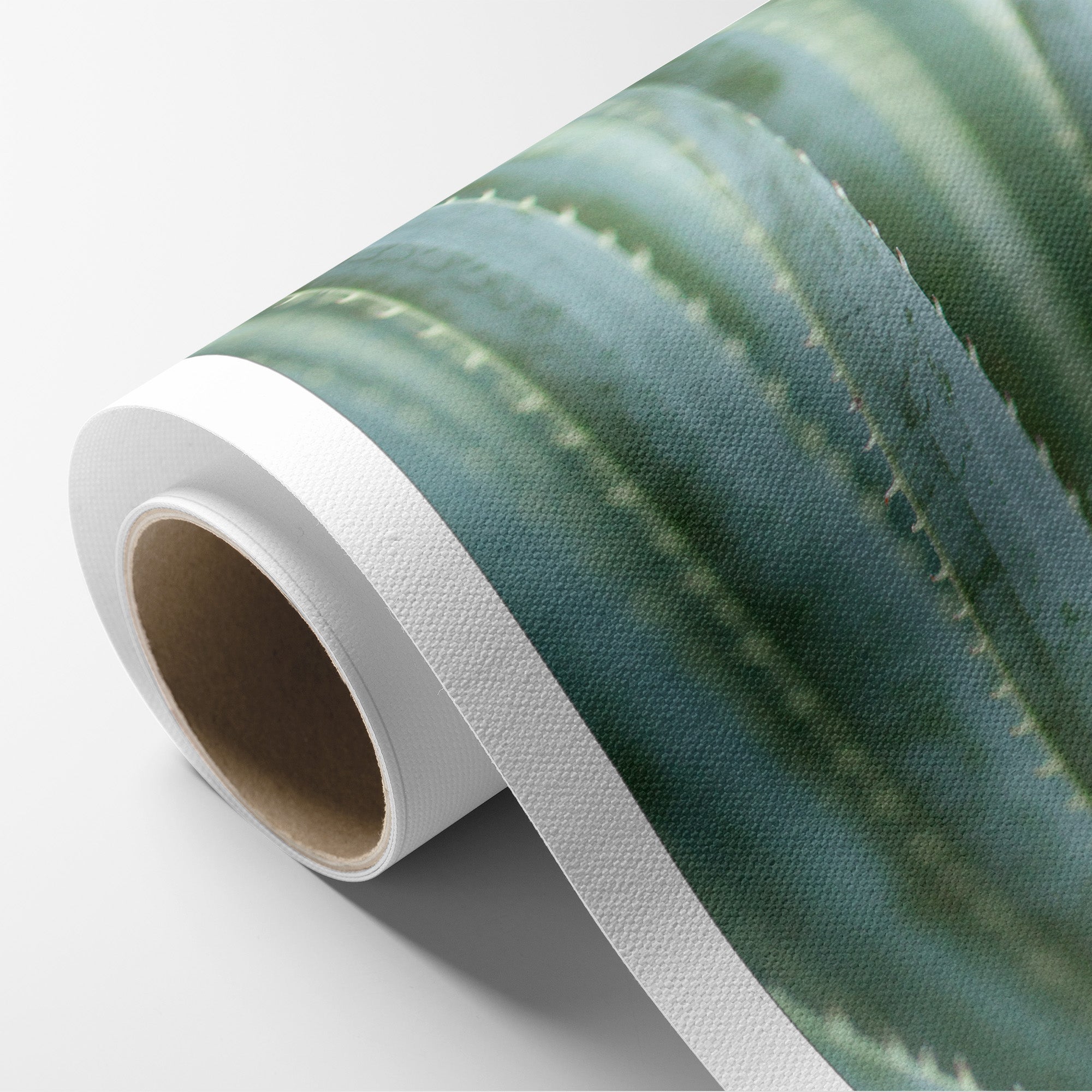 Green Botanical Canvas Print, 'Strands and Spikes II'