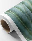 Green Botanical Canvas Print, 'Strands and Spikes II'