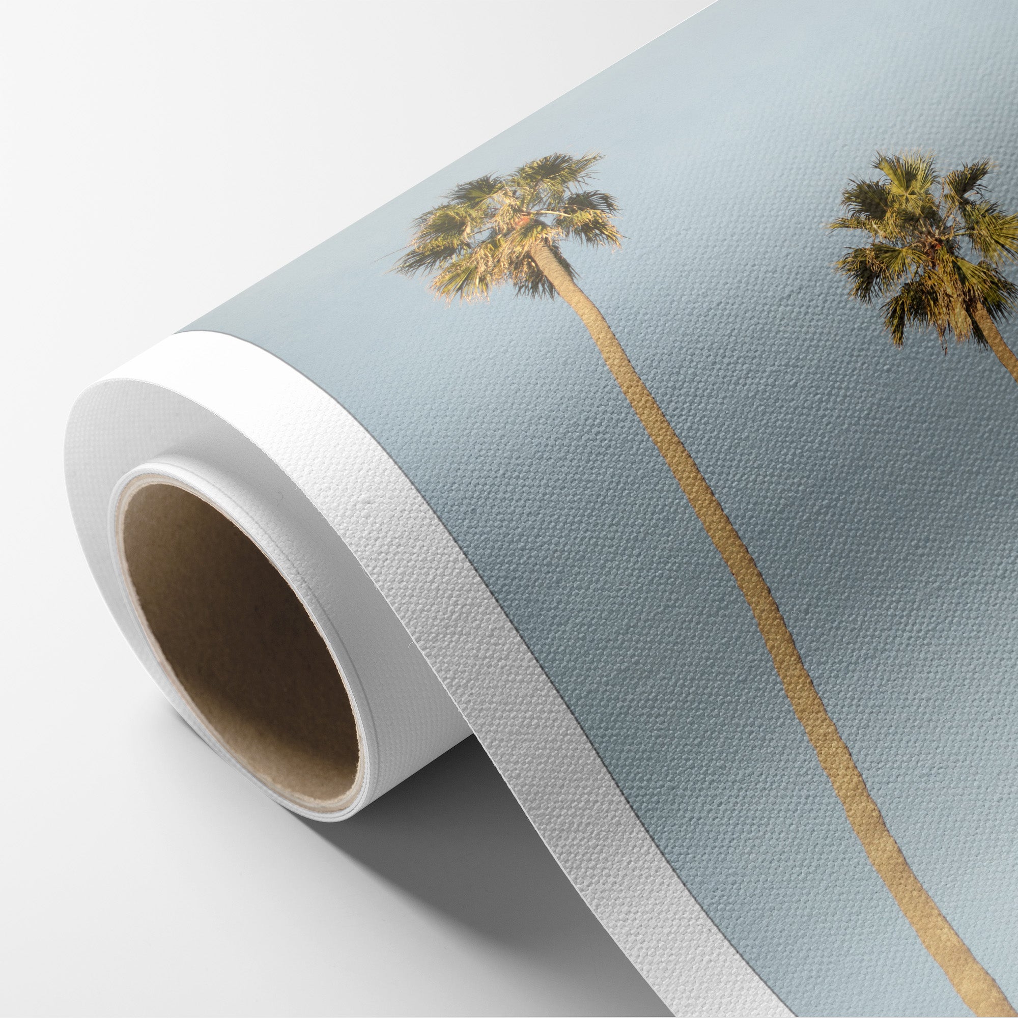 Los Angeles Palm Tree Canvas Wall Art, 'Palm Stairs to Heaven'