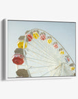 Santa Monica Ferris Wheel Canvas Wall Art, 'Ferris Above'