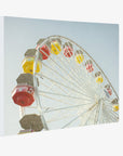 Santa Monica Ferris Wheel Canvas Wall Art, 'Ferris Above'