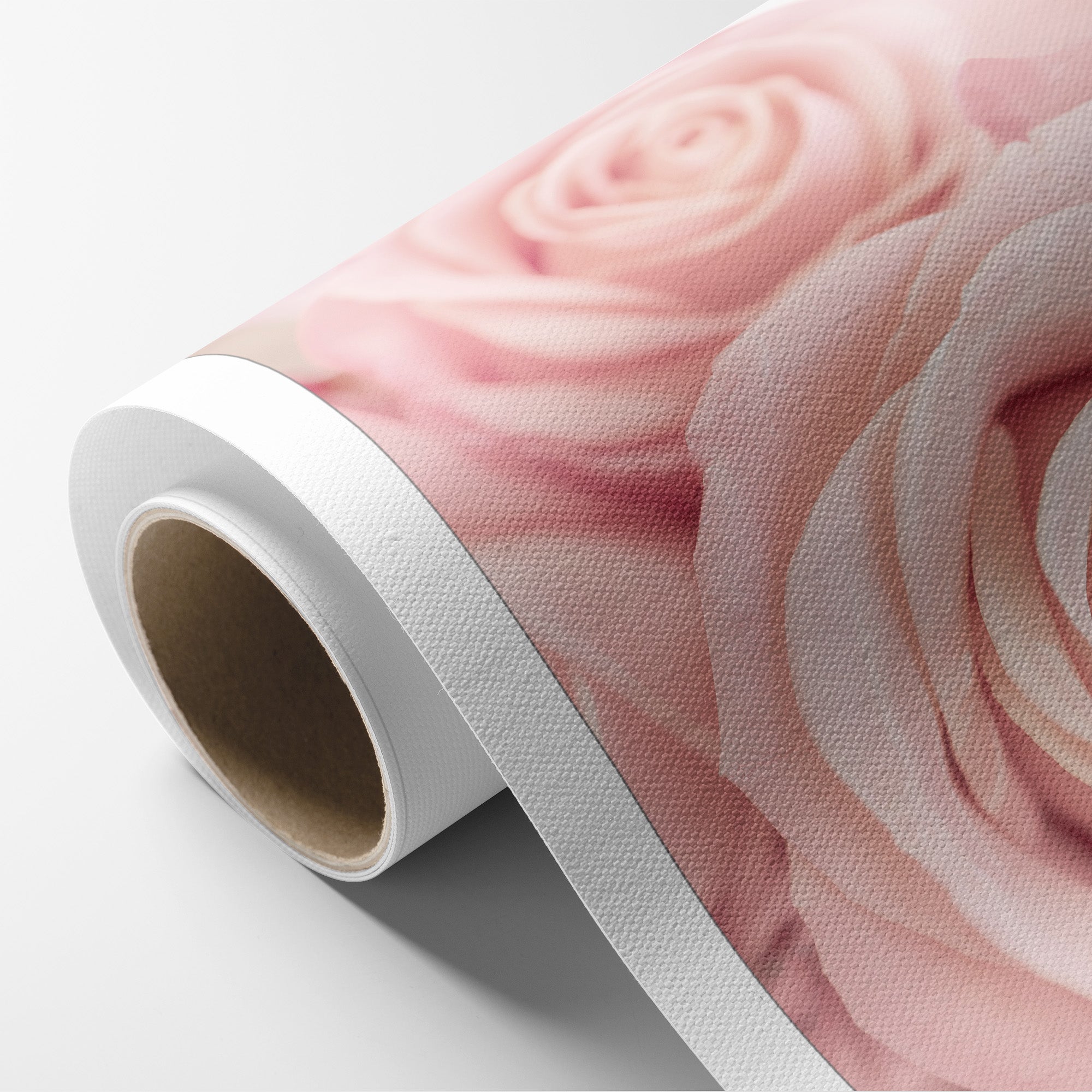 Luxury Boudoir Canvas Print, 'Elegant Pink Roses'