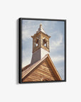 Rustic American West Farmhouse Canvas Art, 'Old Church Tower'