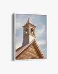 Rustic American West Farmhouse Canvas Art, 'Old Church Tower'