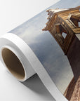 Rustic American West Farmhouse Canvas Art, 'Old Church Tower'