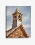 Rustic American West Farmhouse Canvas Art, 'Old Church Tower'