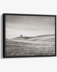California Central Coast Landscape Canvas Wall Decor 'Golden Ynez (Black & White)'