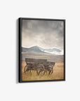 Rustic Farmhouse Canvas Wall Art, 'Old Wagon'