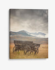 Rustic Farmhouse Canvas Wall Art, 'Old Wagon'
