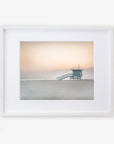 Pink Coastal Print, 'Lifeguard Tower'