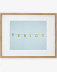 Natural oak frame with matting