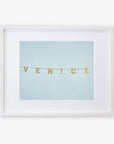 White oak frame with matting