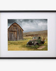 Black oak frame with matting