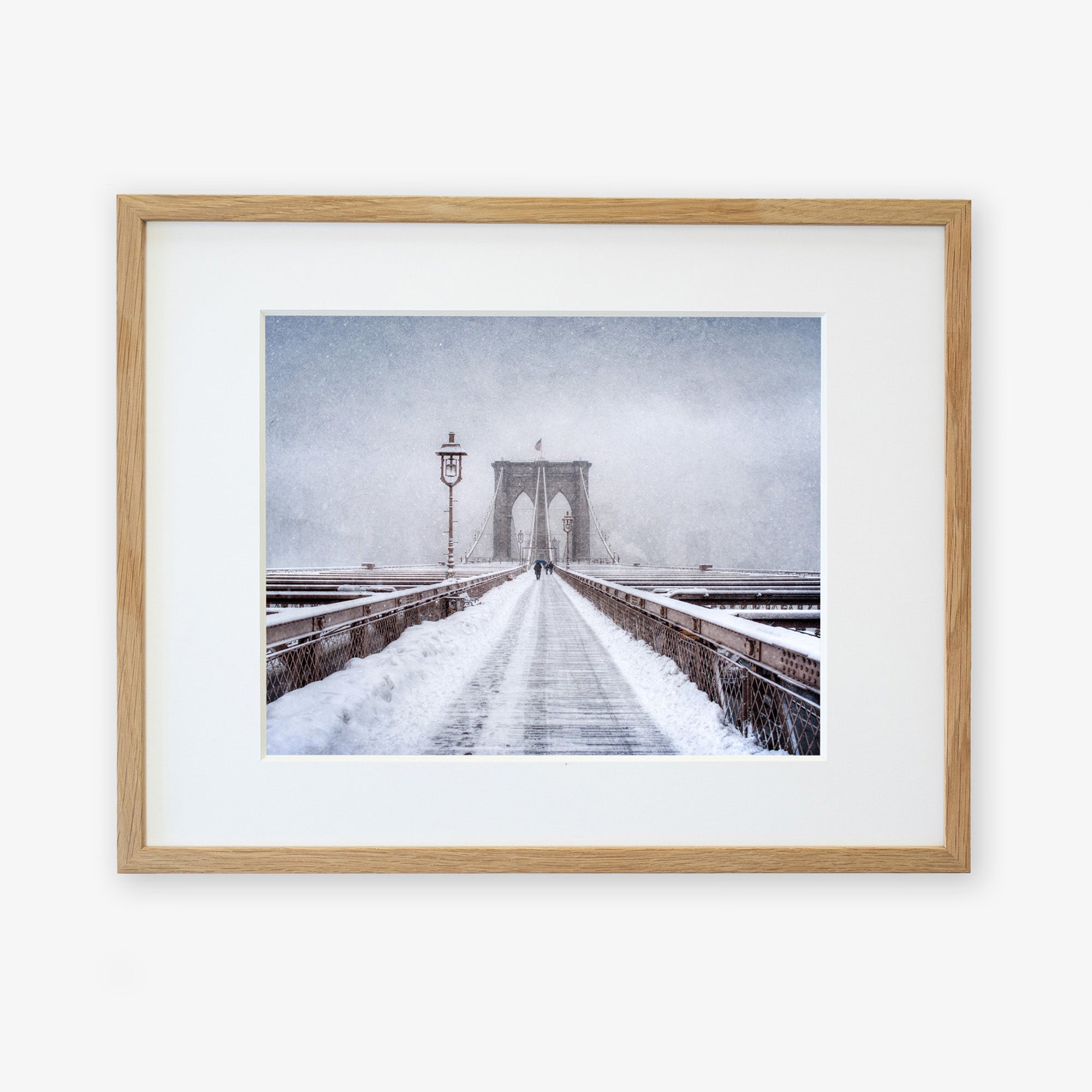 New York Brooklyn Print, 'Brooklyn Snow'