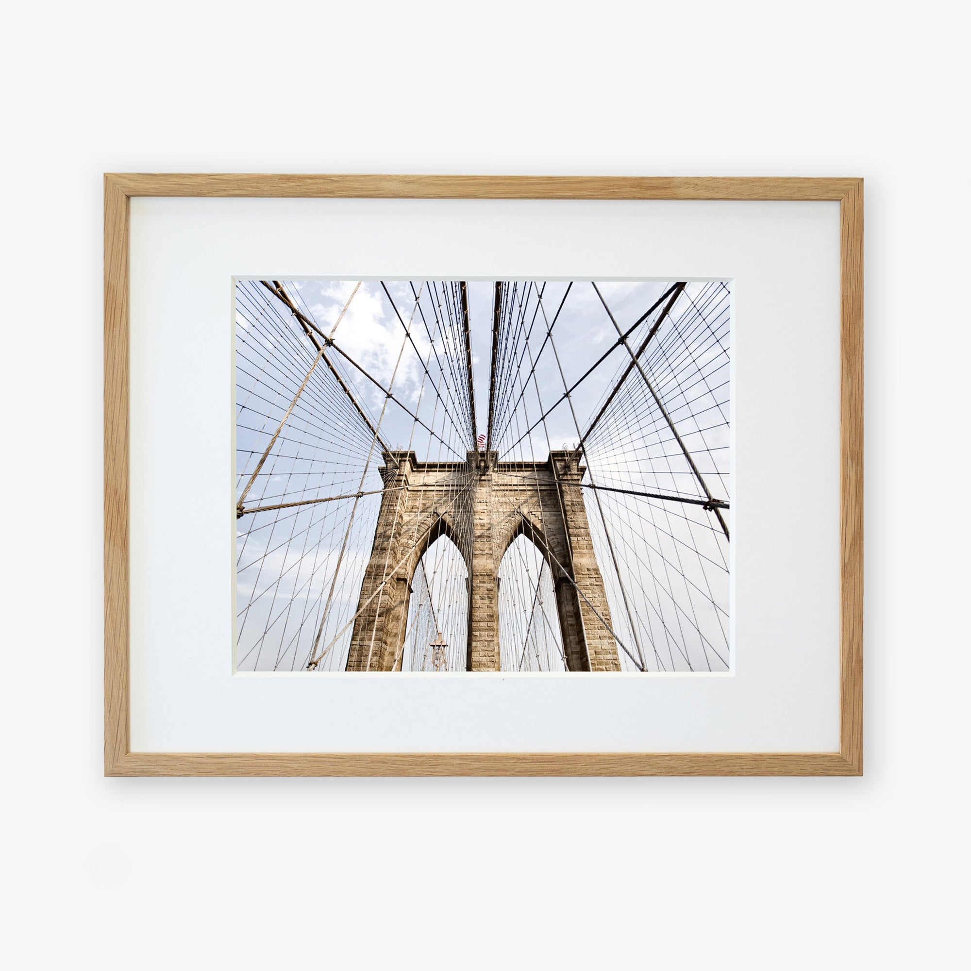 New York City Print, 'Brooklyn Wires'