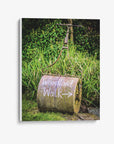 Rustic Farmhouse Wall Art, 'Rusty Grass Roller'