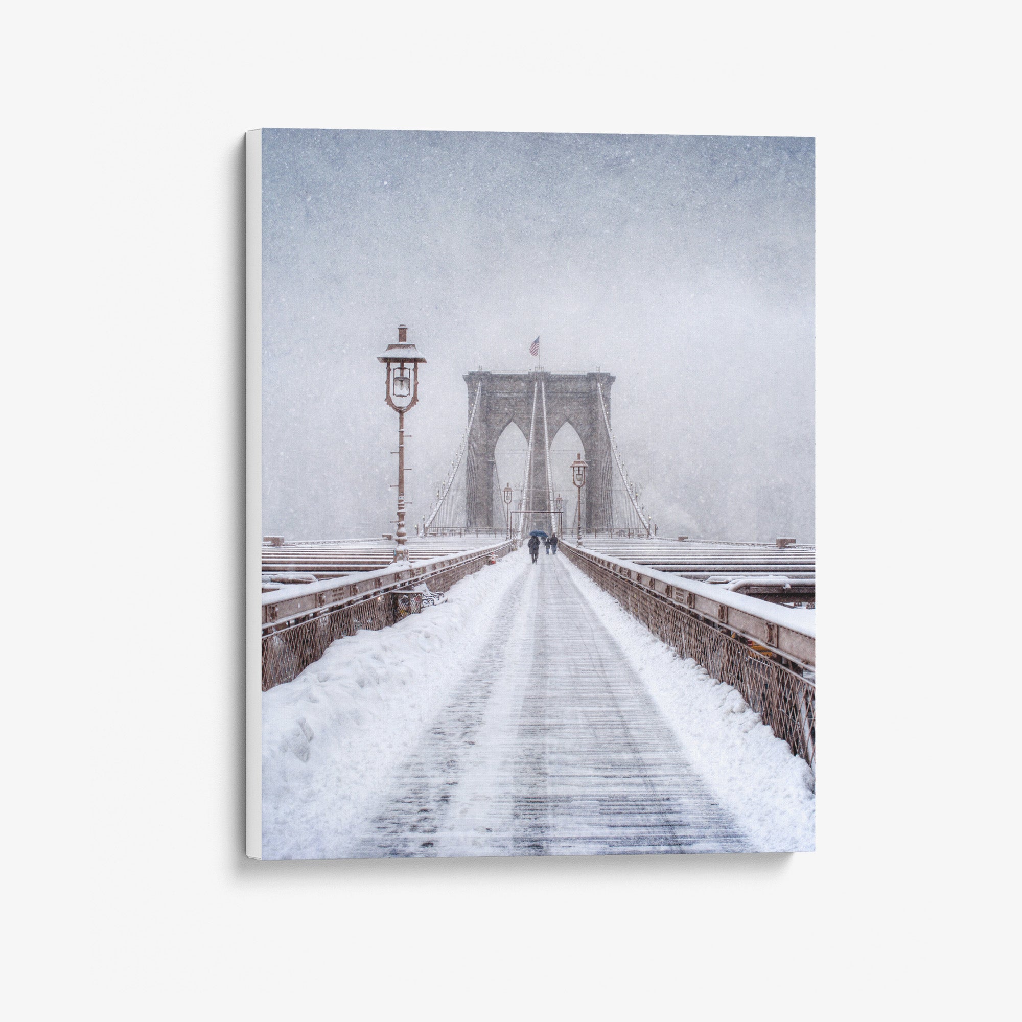New York City Landmark Wall Art 'Brooklyn Bridge Portrait'