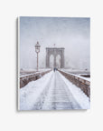 New York City Landmark Wall Art 'Brooklyn Bridge Portrait'