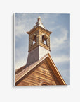 Rustic American West Farmhouse Canvas Art, 'Old Church Tower'