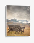 Rustic Farmhouse Canvas Wall Art, 'Old Wagon'