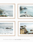 Set of 4 Prints, Big Sur Photography, California Coastal Wall Art, Coastal Landscape, Central Coast Photography