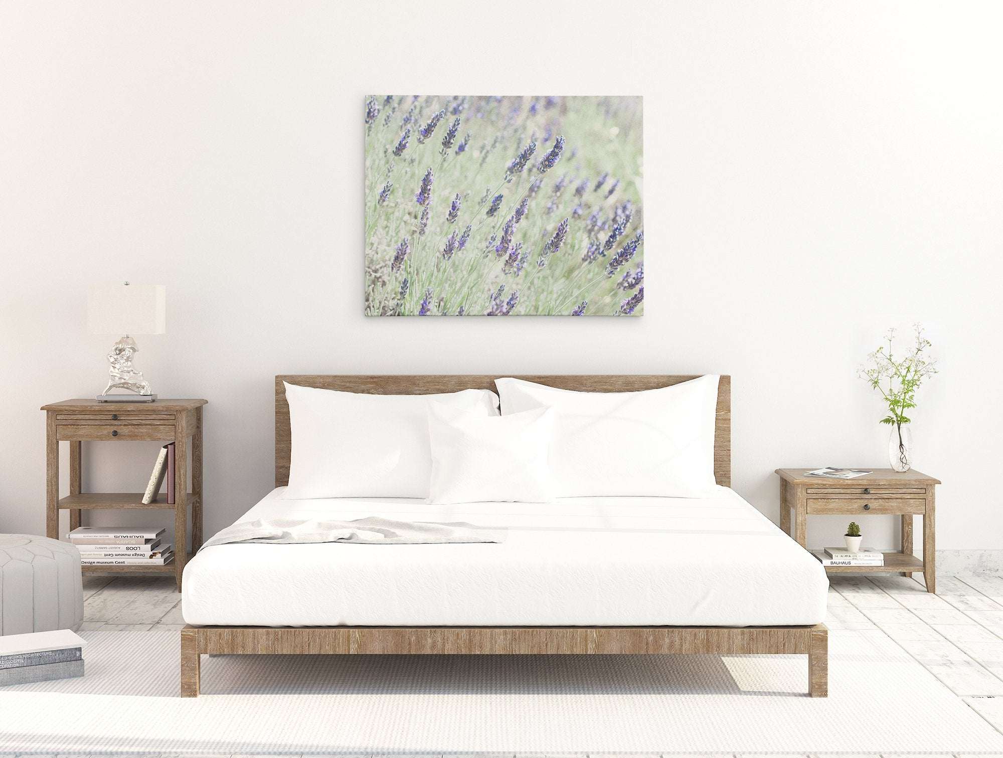 Floral Purple Canvas Wall Art, &#39;Lavender for LaLa&#39;