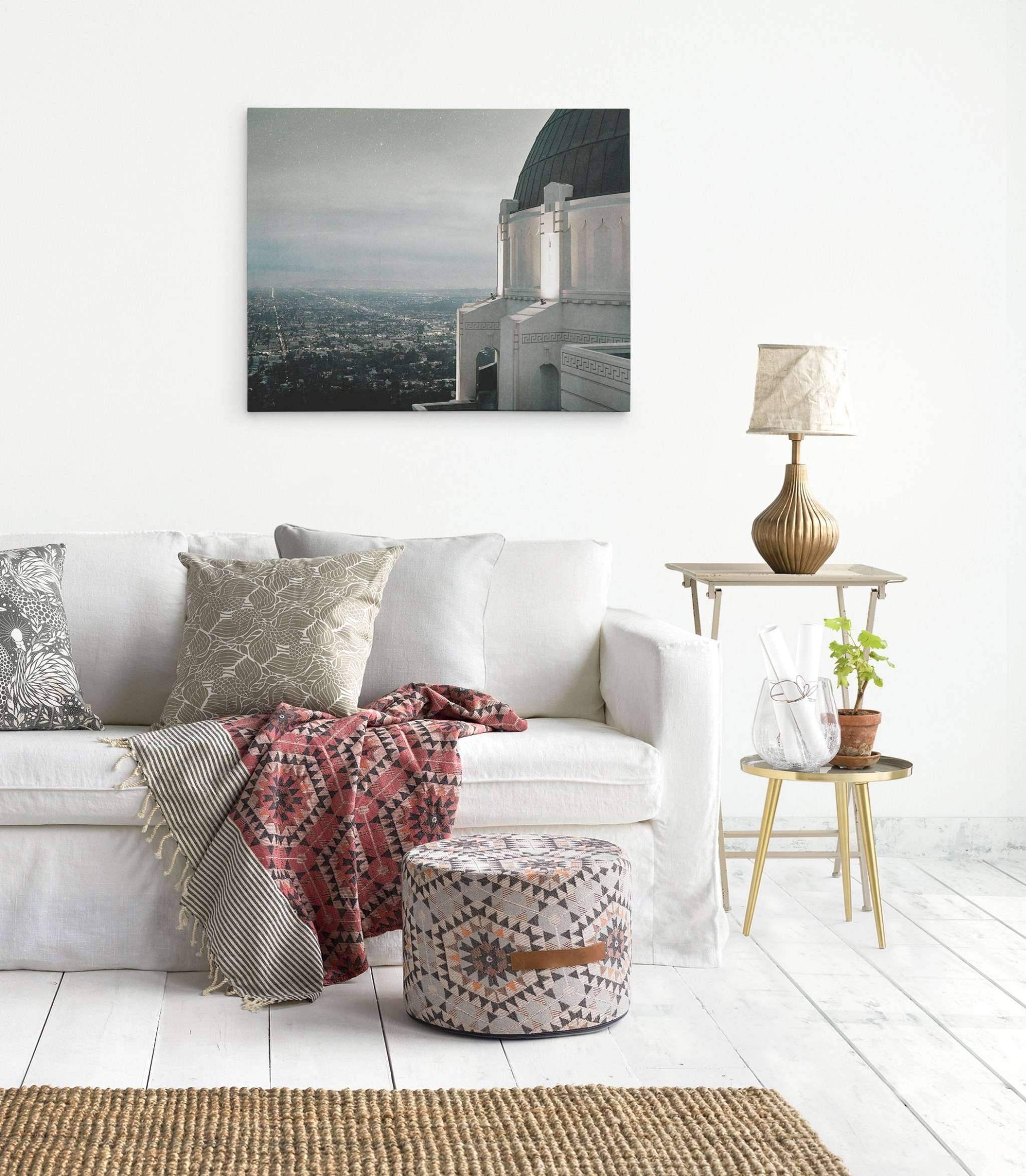 Los Angeles Griffith Observatory Canvas Wall Decor, &#39;The Sky At Night&#39;