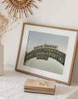 Los Angeles California Print, 'Santa Monica Pier Blues'