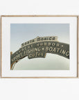 Los Angeles California Print, 'Santa Monica Pier Blues'