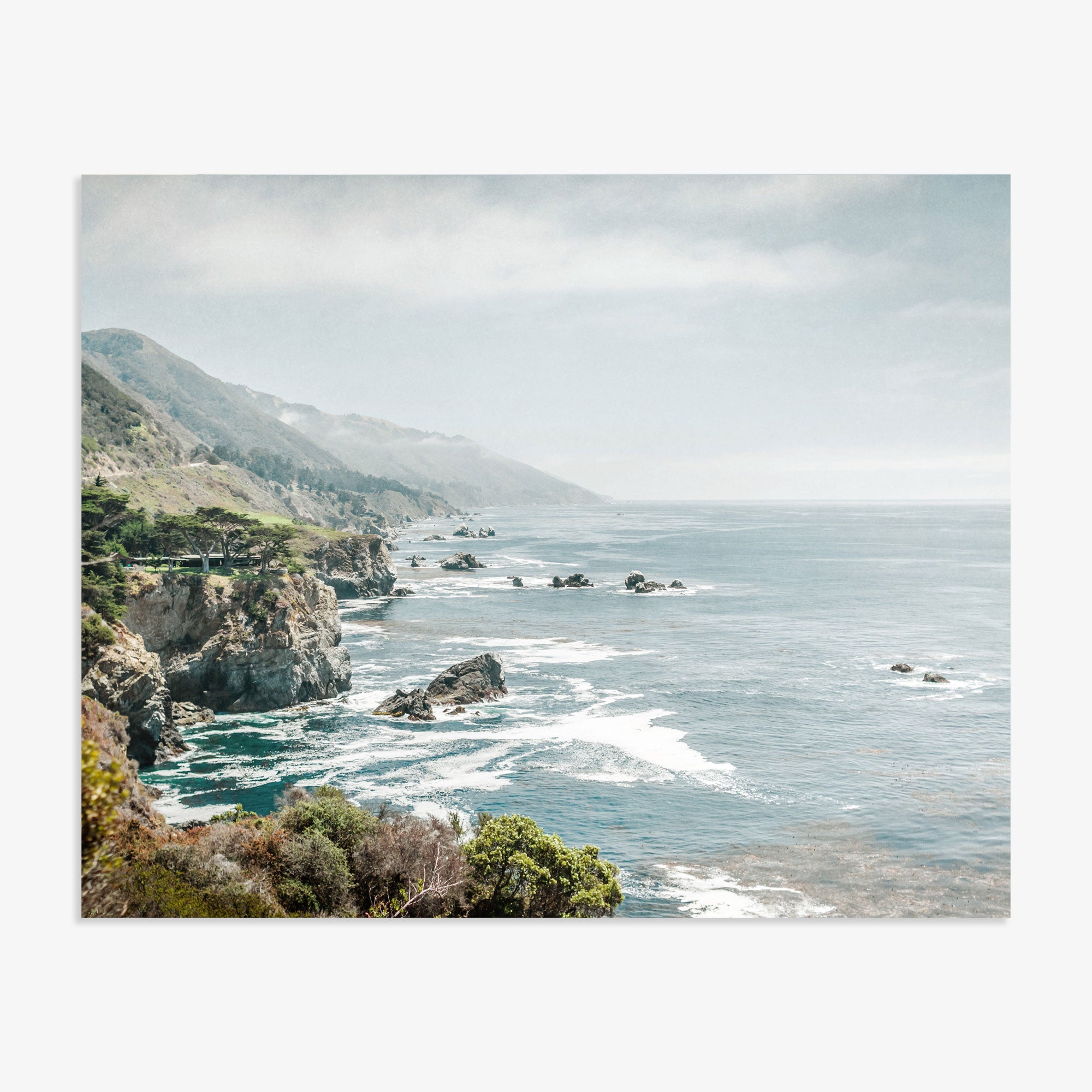 Big Sur Landscape Print, 'Rocky Rocks'