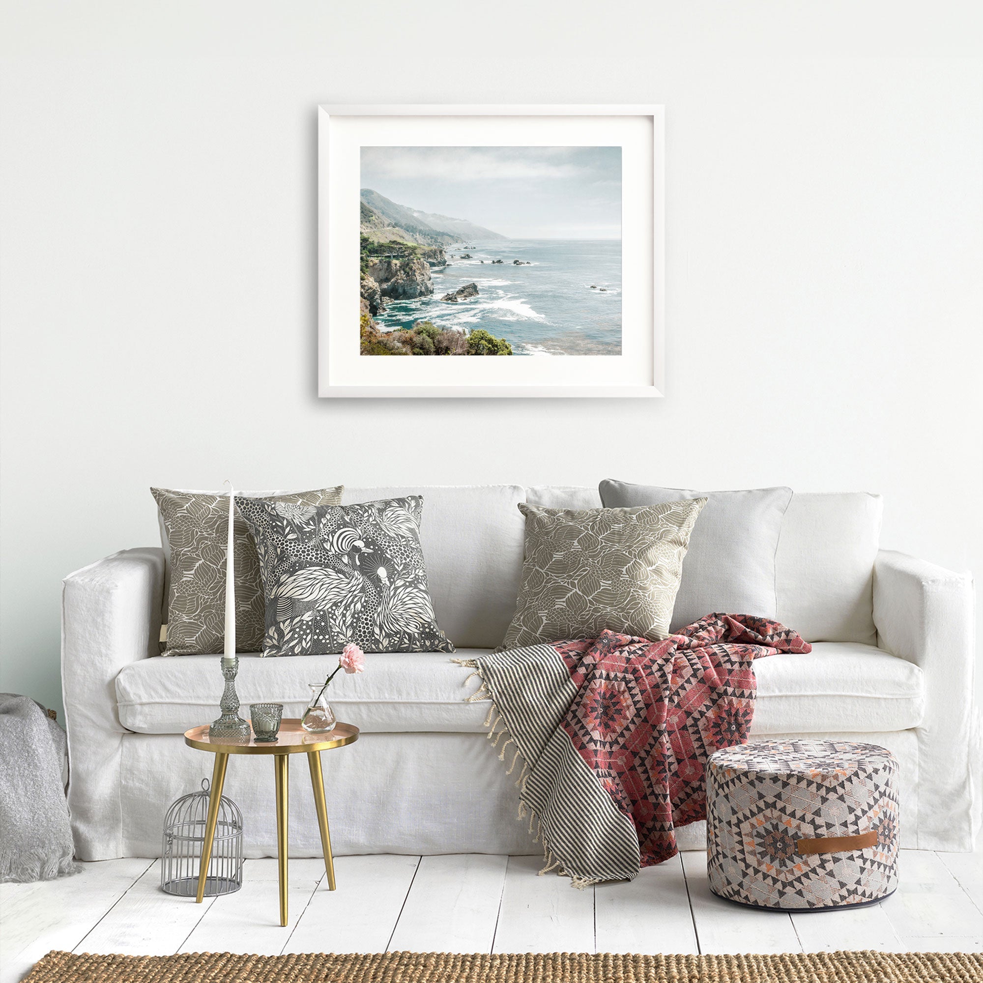 Big Sur Landscape Print, 'Rocky Rocks'