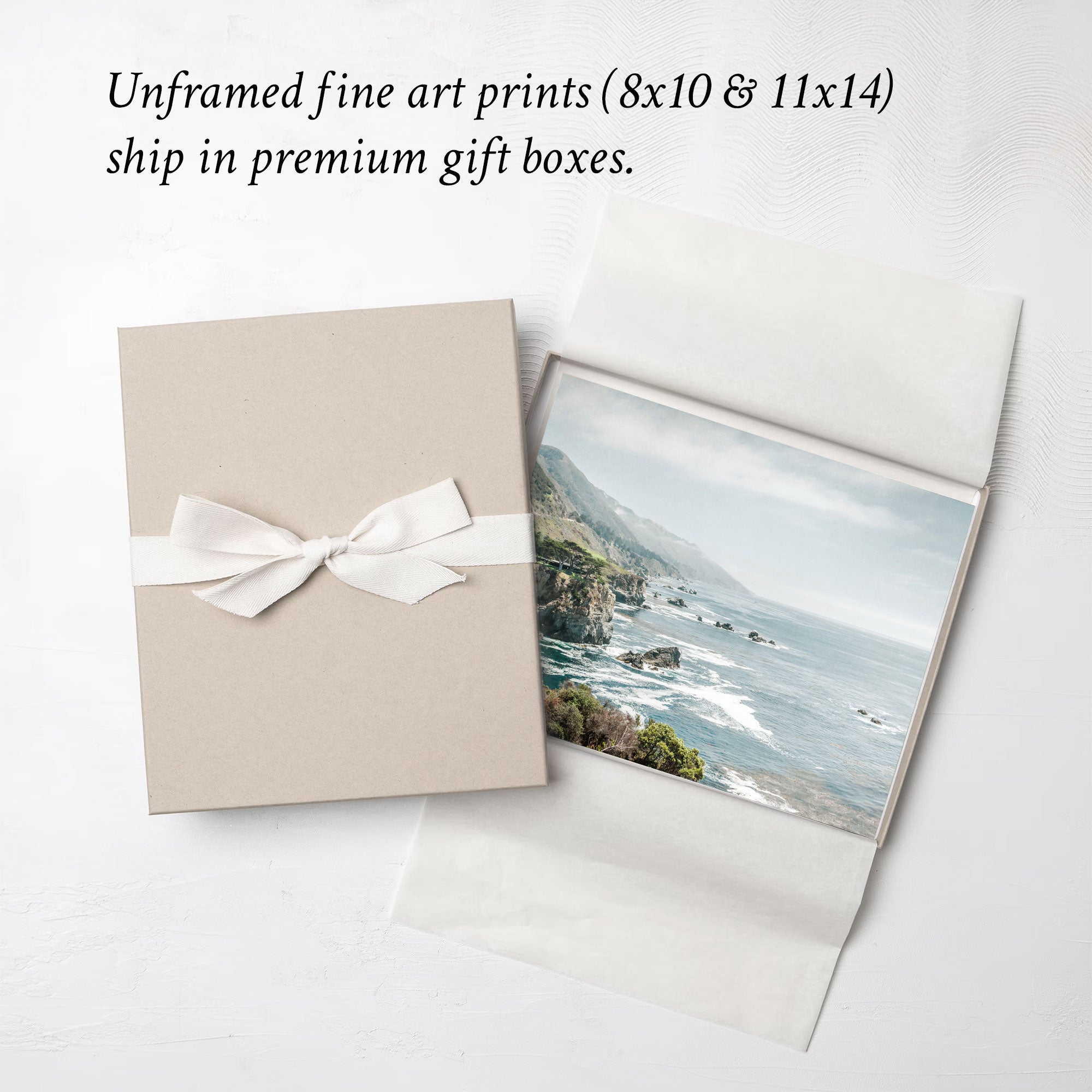 Big Sur Prints Gift Set, 4 Unframed Fine Art Photographs