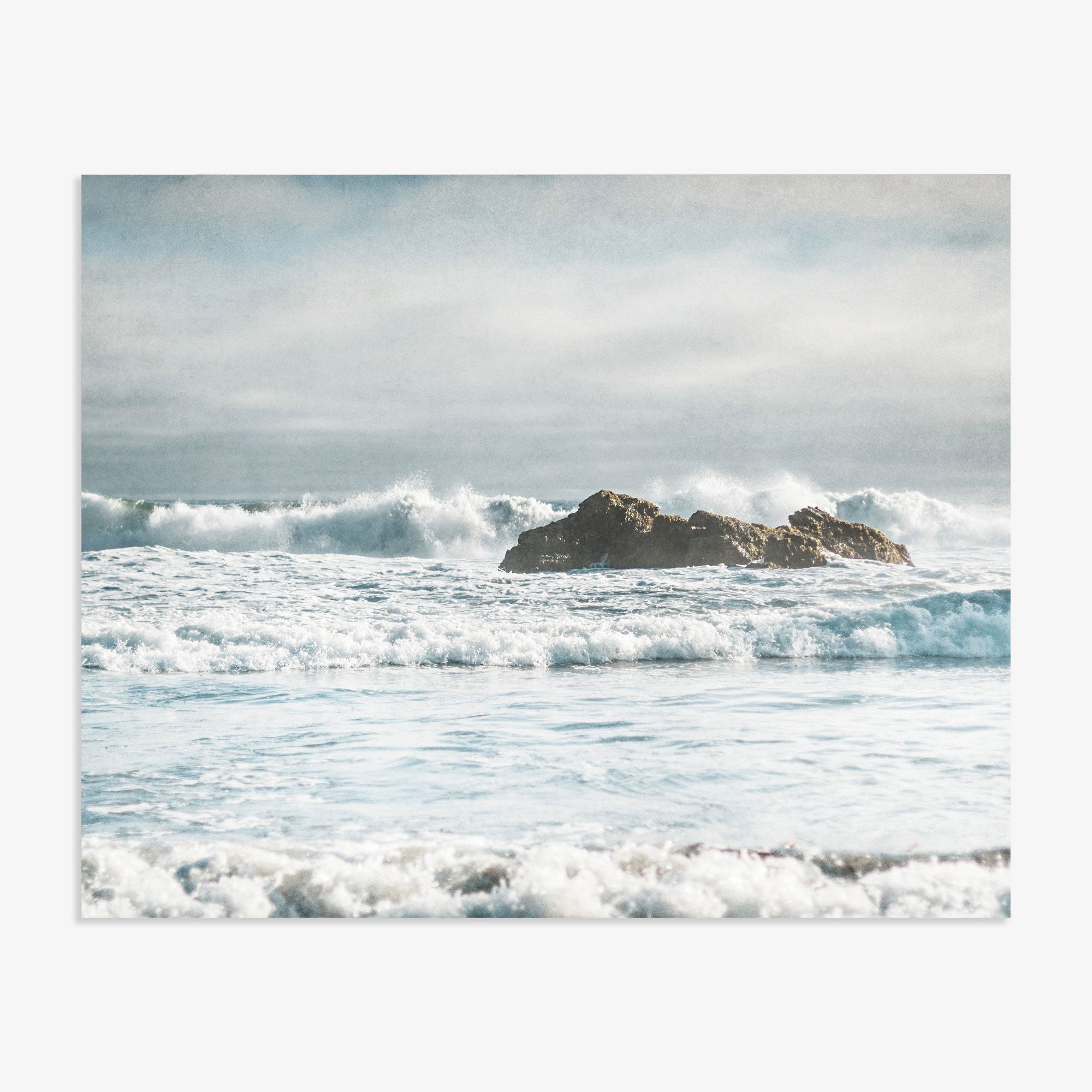 Seascape Coastal Art, 'Surf and Rocks'