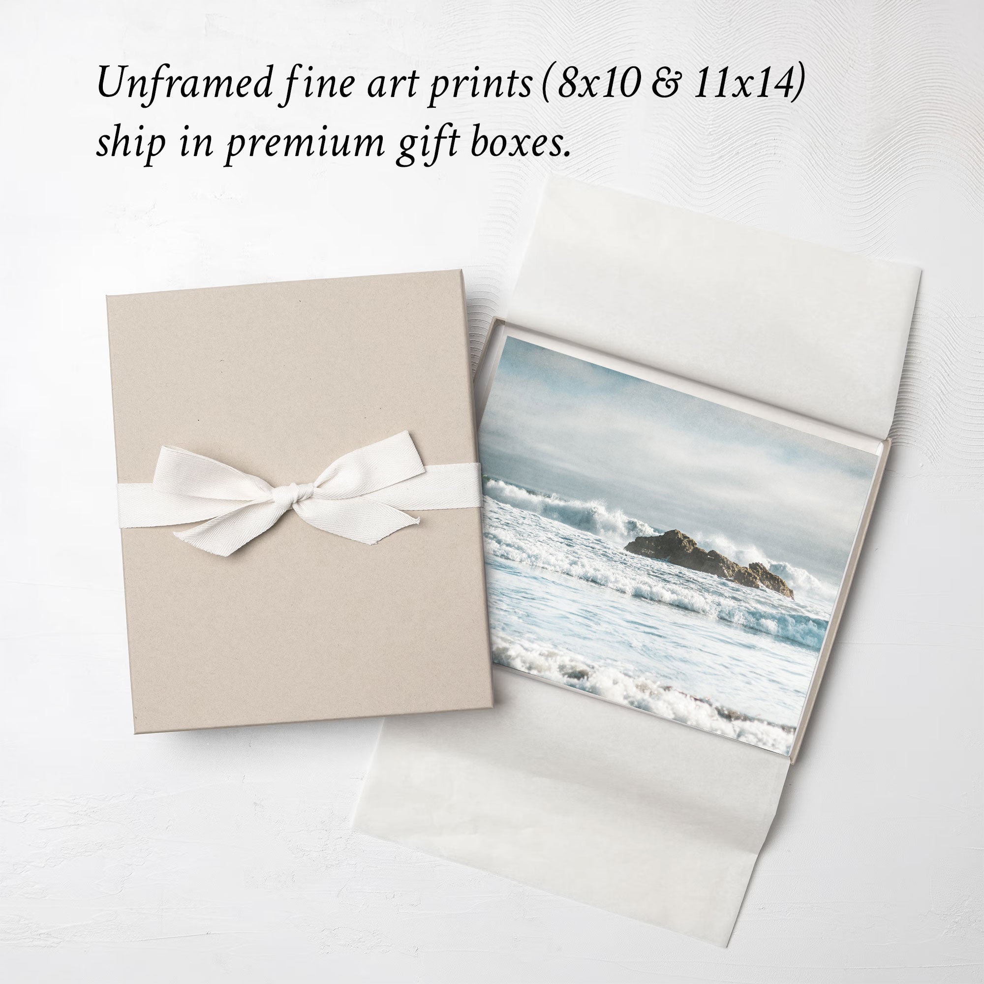 Seascape Coastal Art, &#39;Surf and Rocks&#39;