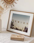 Venice Beach Sign Wall Art, 'Venice Sunset'