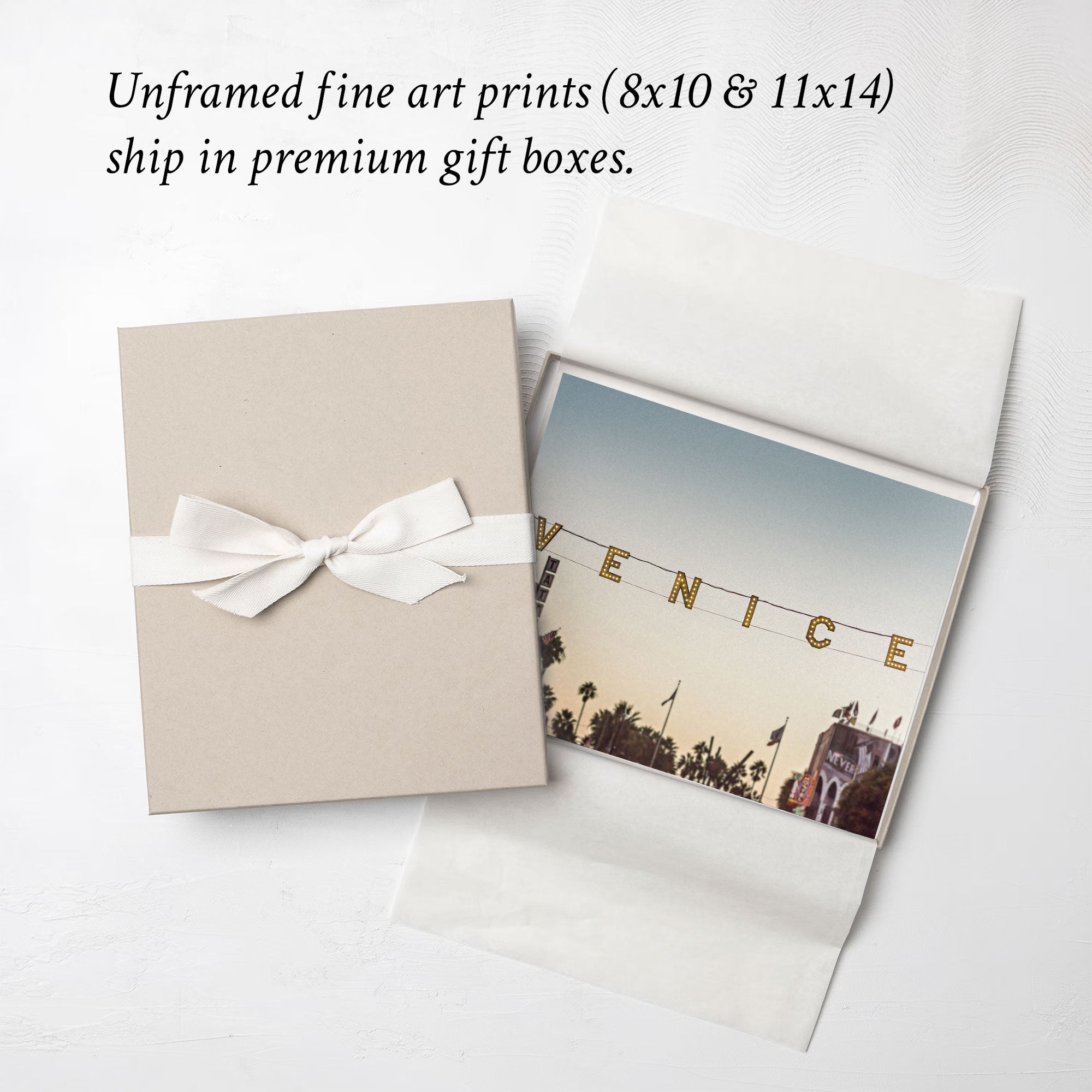 Venice Beach Sign Wall Art, &#39;Venice Sunset&#39;